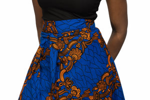 Ankara Wrap Skirt