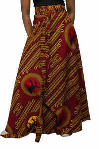 Ankara Wrap Skirt