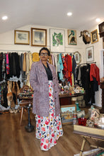 White Floral Wrap Skirt