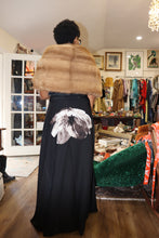 Black Floral Wrap Skirt - Handmade Sustainable Fashion